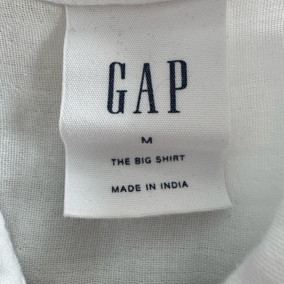 GAP Women's Cotton Gauze Shirt (Size M) - Picture 3 of 4
